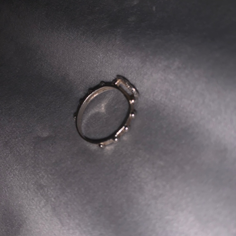 925 silver virgen mary ring